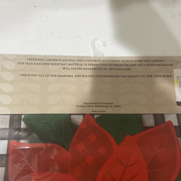 Garden flag Happy Holidays NEW  Creekside garden flag double-sided - Picture 6 of 6